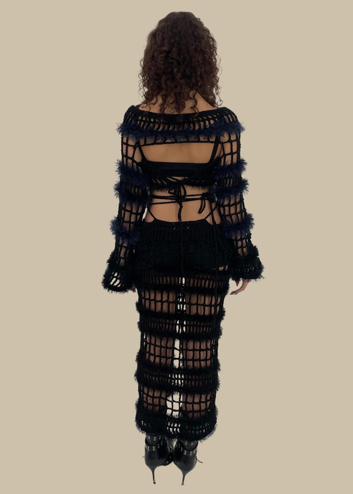 Spiky long sleeve blue 1/1