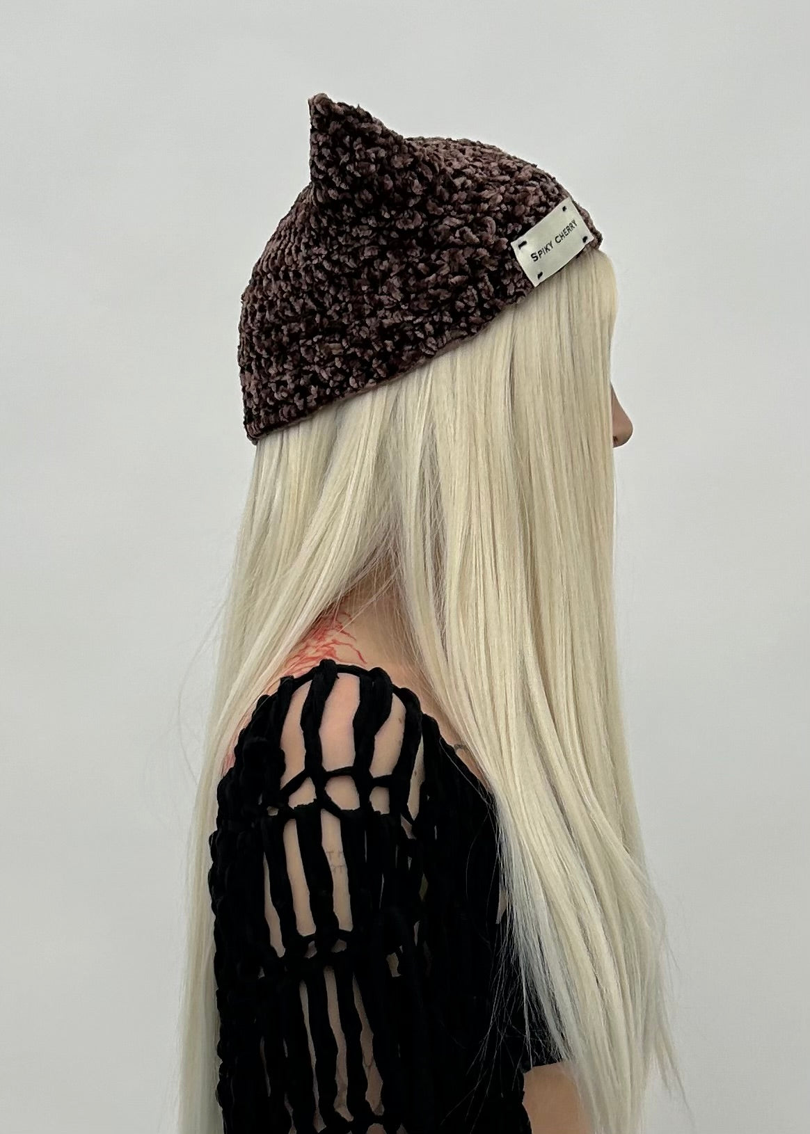 Kitty Beanie brown