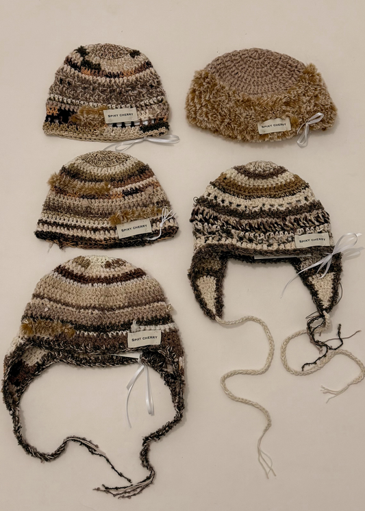 blind beanie package ( beige )