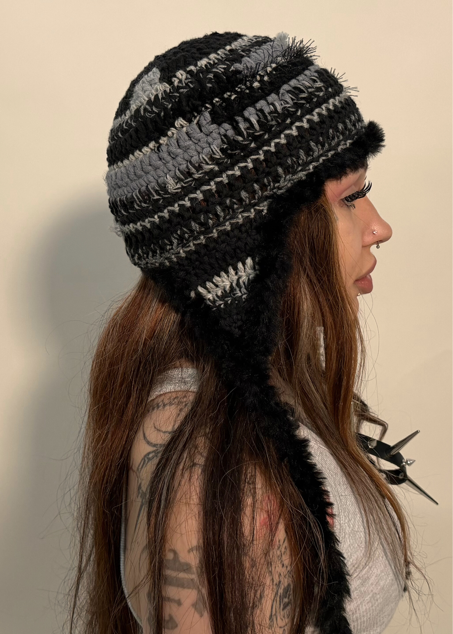 blind beanie package ( black )